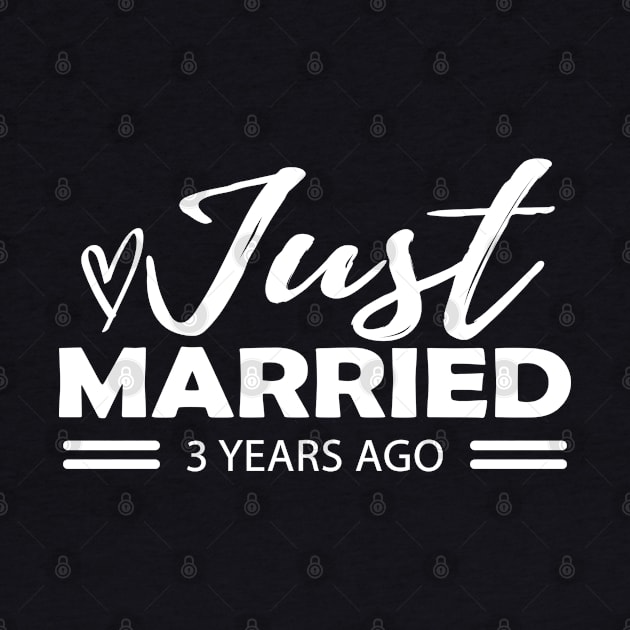 3rd Wedding Anniversary - Just married 3 years ago by KC Happy Shop